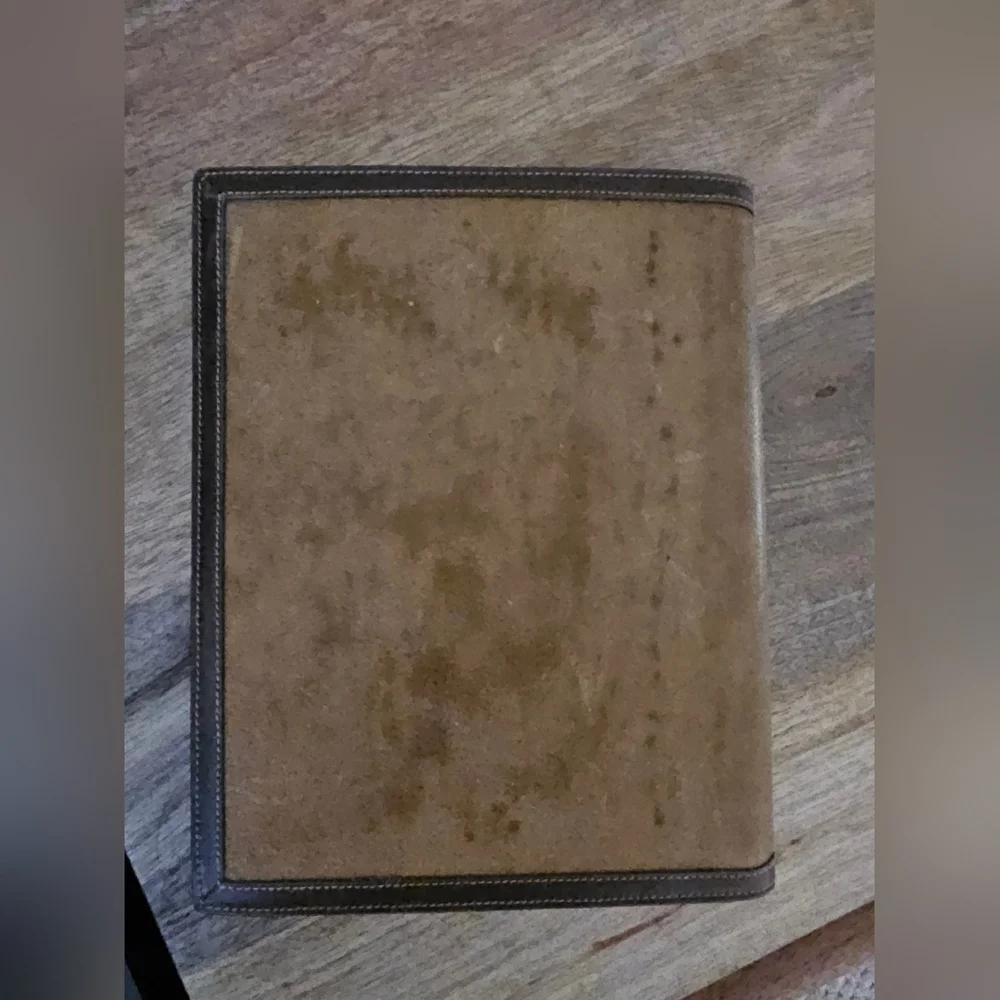 LOEWE Vintage Leather Notebook with Logo
